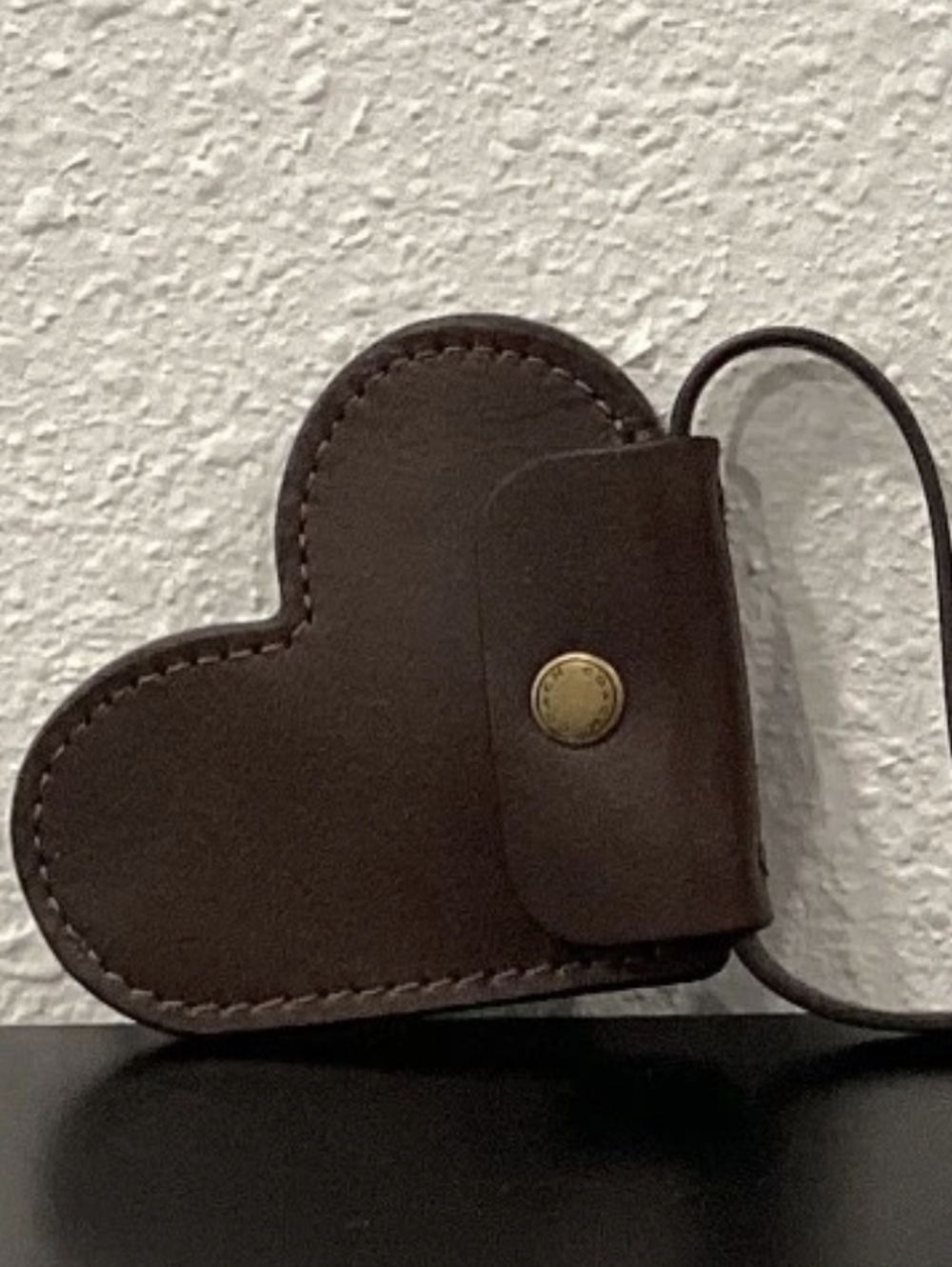 Authentic Coach Heart Pouch Style CCY98 NWT Leather Mini Bag Charm - Picture 2 of 6